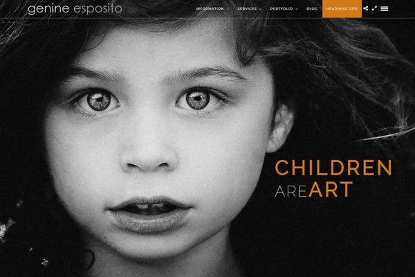 Photography-child theme site design template sample