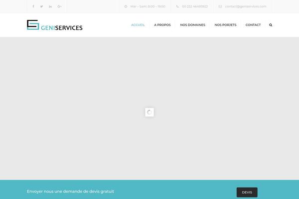 geniservices.com site used Constructo