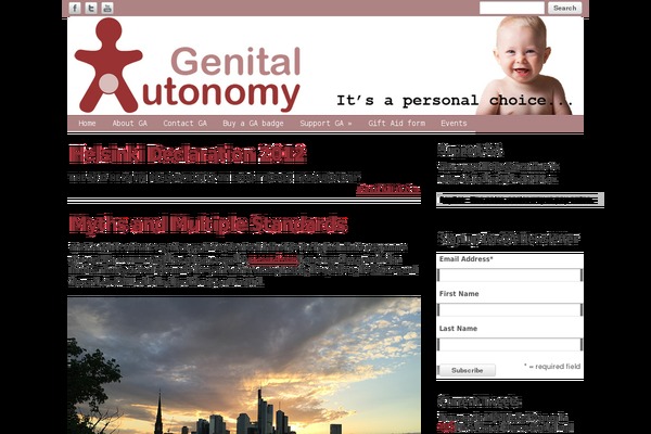 Skeleton Child theme site design template sample