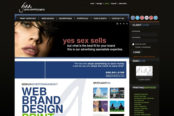 theDawn theme site design template sample