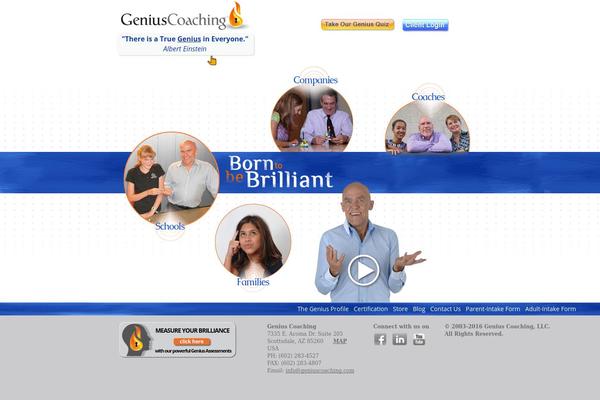 geniuscoaching.com site used Geniustheme