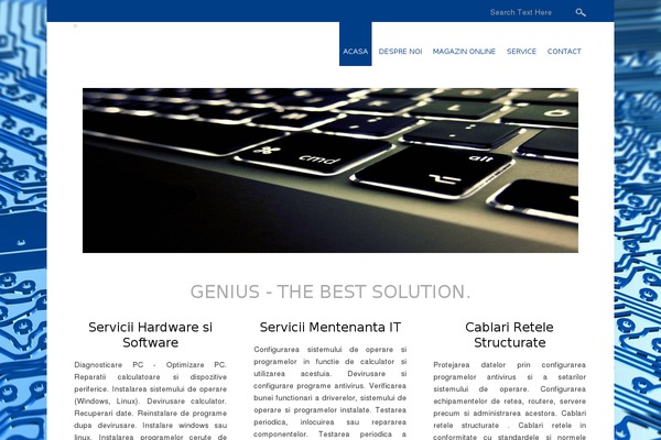 Small Business theme site design template sample