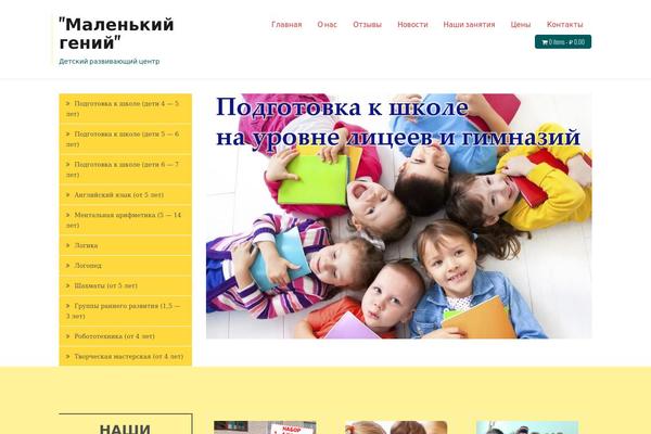 TheShop theme site design template sample