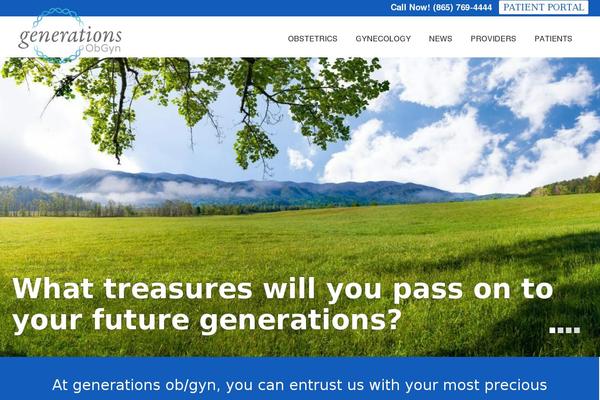 Grapeland theme site design template sample