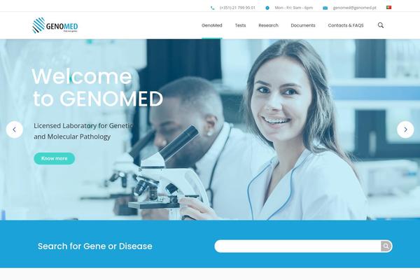 MediClinic theme site design template sample