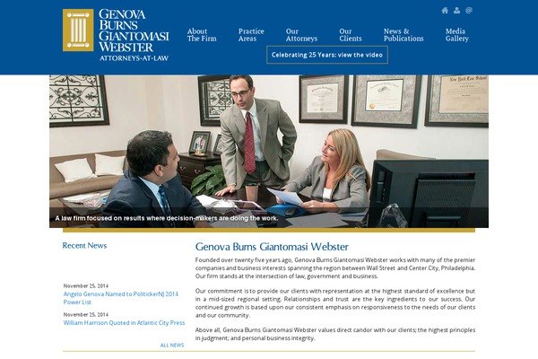 Genova theme site design template sample