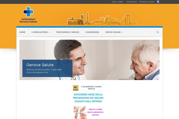 Genova theme site design template sample