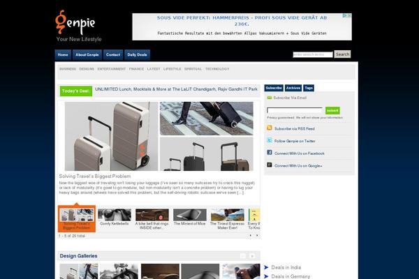 NewsMag theme site design template sample