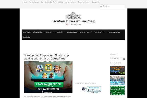 Stuffpost theme site design template sample