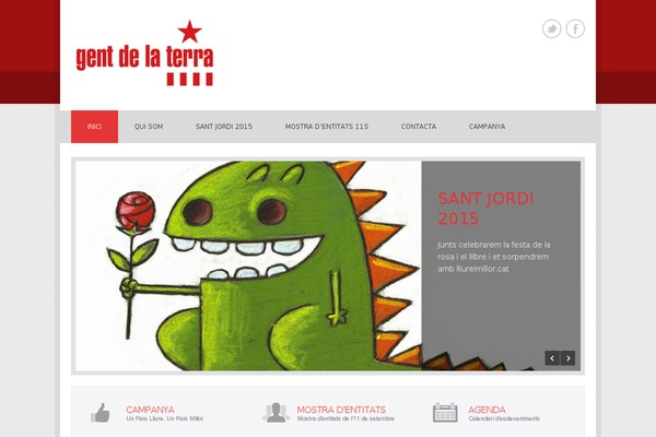 Politician theme site design template sample