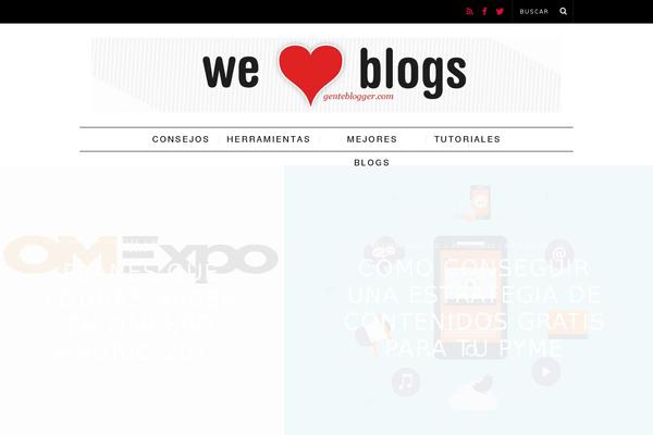 Simplemag2 theme site design template sample