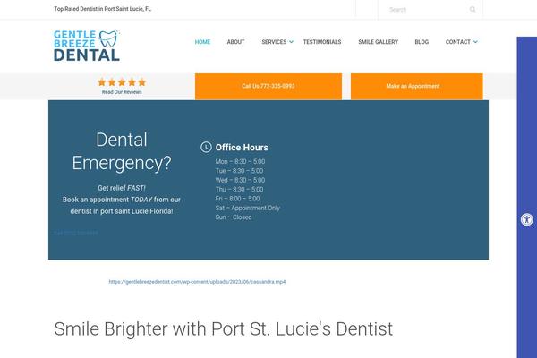 Dent-all theme site design template sample