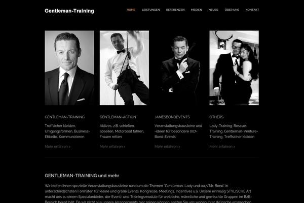 Thunder theme site design template sample