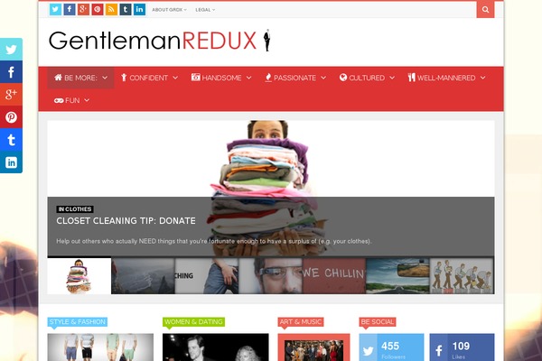 Site using A3-Social-Sidebar plugin