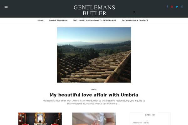 The Voux theme site design template sample