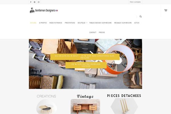 Salient theme site design template sample