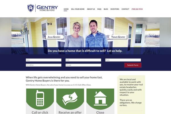 gentryhomebuyers.com site used Favea