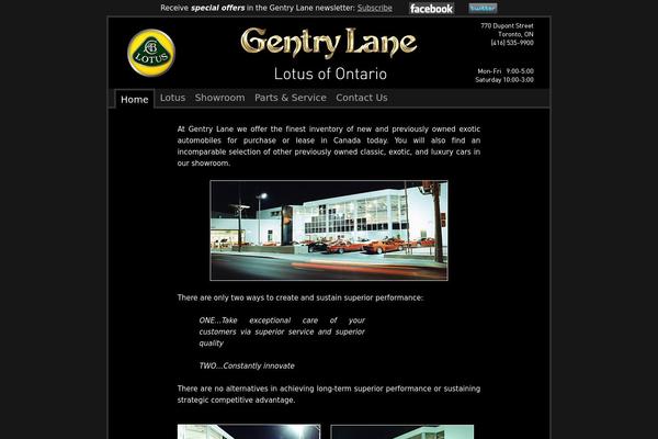gentry theme websites examples