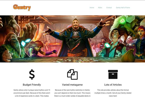 Site using Magic the Gathering Card Tooltips plugin