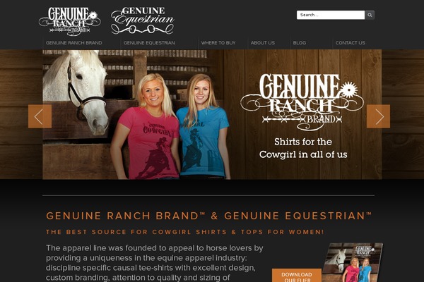 genuineranchbrand.com site used Genuine