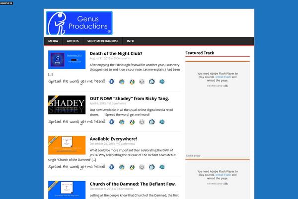 MH Magazine lite theme site design template sample