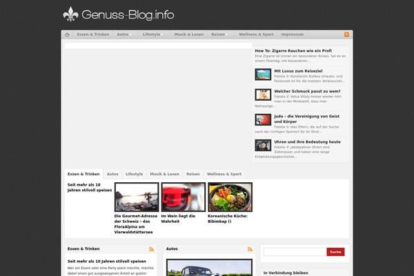 Manifesto theme site design template sample