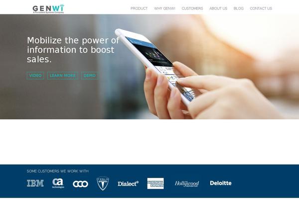Site using Blog Manager Light plugin