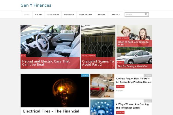 Performag theme site design template sample