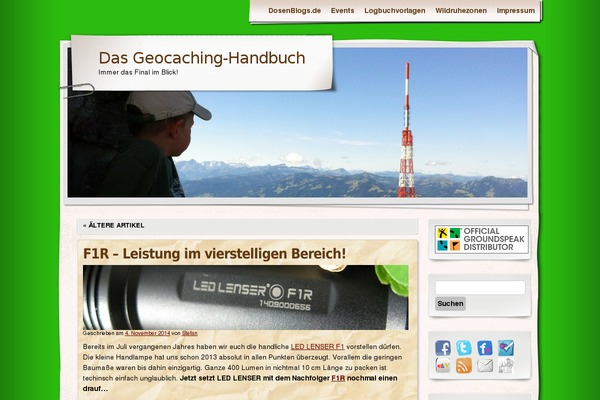 Adventure Journal theme site design template sample