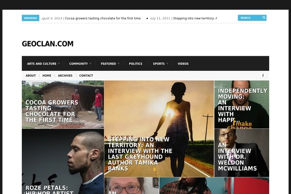 Columns theme site design template sample