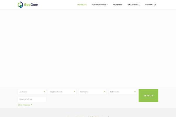 Wp Estate theme site design template sample