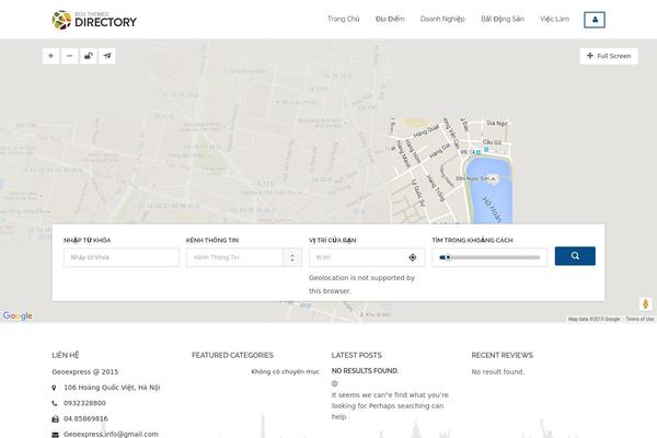 geoexpress.info site used Directory-theme