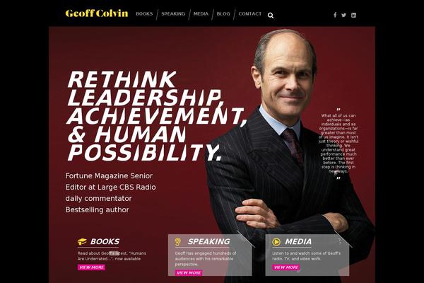 geoffcolvin.com site used Geoffcolvin