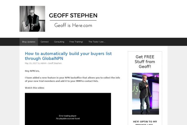 GeneratePress theme site design template sample