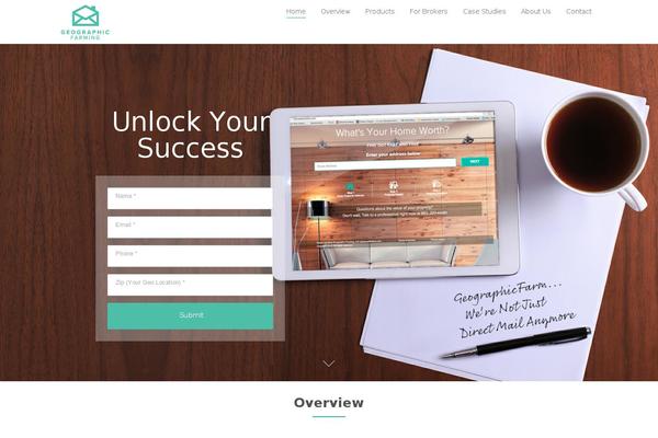 Entrepreneur theme site design template sample