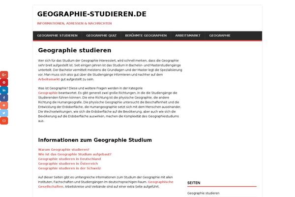 geographie-studieren.de site used MH Magazine lite