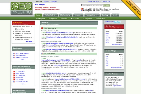 Site using T4B News Ticker plugin