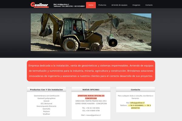 Complete theme site design template sample