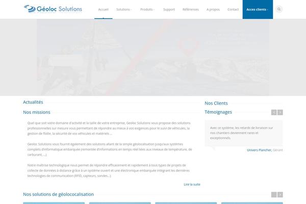 Astrum theme site design template sample