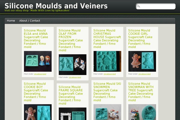 PinBlack theme site design template sample