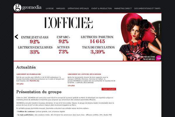 Site using Tiny Carousel Horizontal Slider plugin