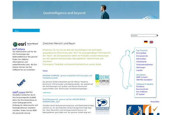 Modernize theme site design template sample