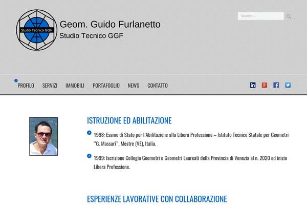 Typo theme site design template sample
