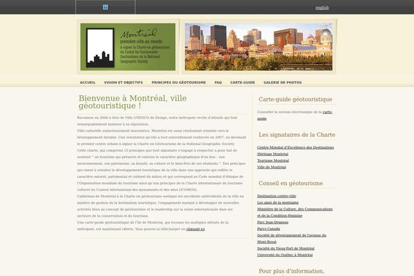 geomontreal.com site used Wp-imagination