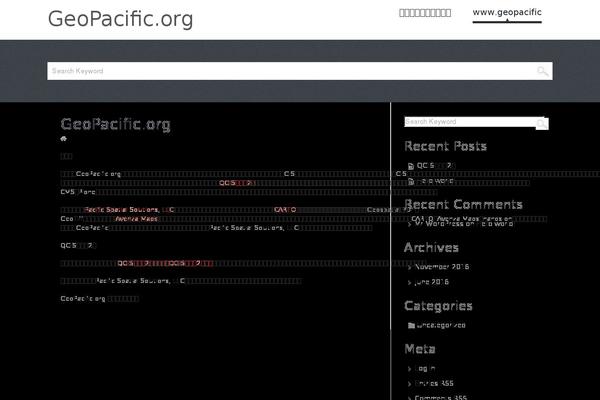 geopacific.org site used Buddydocs