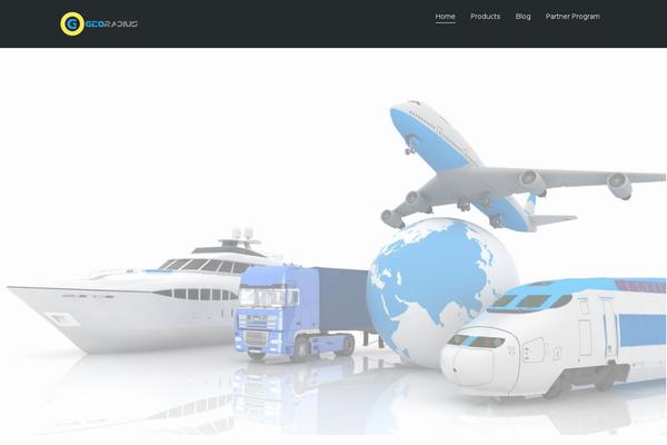 Stratus theme site design template sample