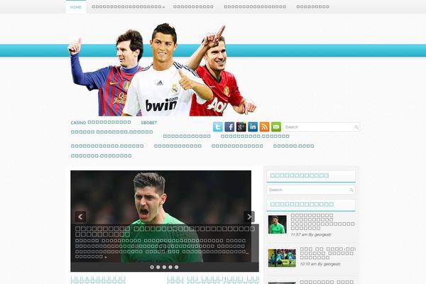 iMagazine theme site design template sample