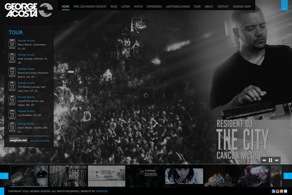 georgeacosta.com site used Invictus_2.6.6