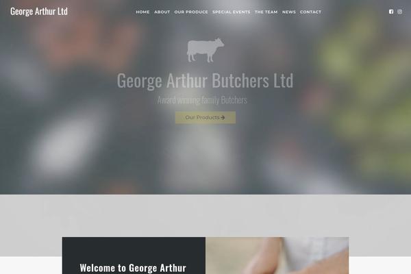 BERG theme site design template sample