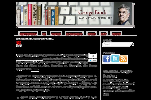 georgebrock.net site used Cleanr-child